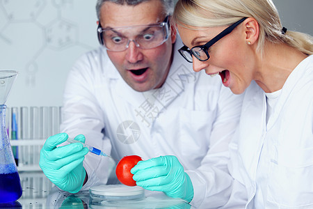番茄DNA眼镜男人工程生物学研究员成人职场老师微生物学工作图片