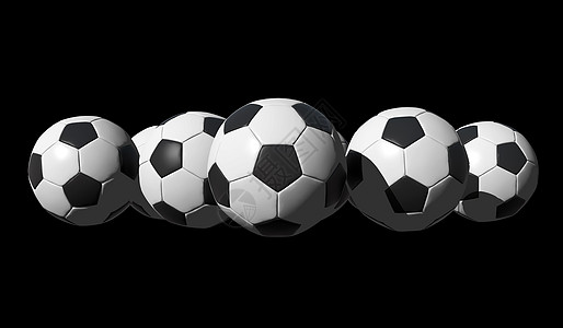 3D 踢足球守门员概念插图杯子黑色圆形锦标赛优胜者爱好团体图片