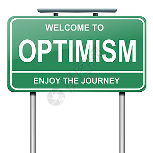 乐观的概念生活外表喜悦路标热情金融情绪白色情感幸福背景图片