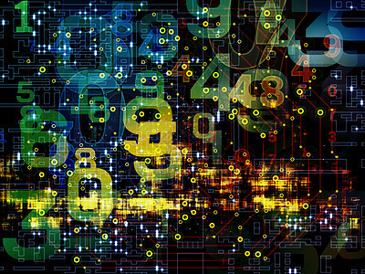 数字抽象网络作品技术黑色算术代码电脑插图计算虚拟现实图片
