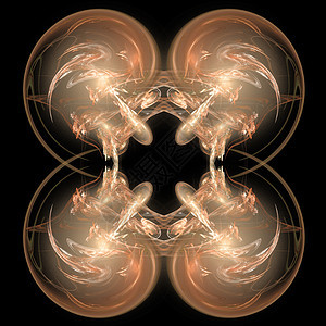 对等抽象分形背景 T插图墙纸海浪运动金子火焰漩涡黑色活力力量图片