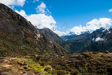 Lhotse和Ama Dablam山峰 喜马拉雅地貌图片