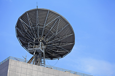 卫星天线雷达间谍通讯海浪建筑链路收发器技术陆地播送图片