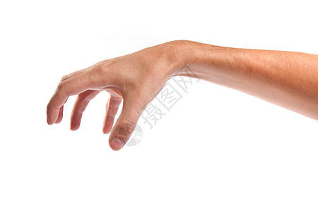 雄性手伸手去寻找白色的东西男性皮肤拇指身体棕榈手臂男人手势采摘指甲图片