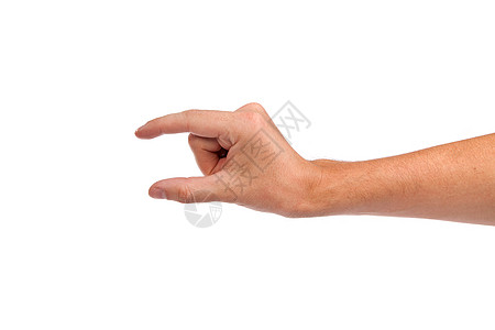 雄性手伸手去寻找白色的东西手势男性手臂皮肤指甲身体男人棕榈成人拇指图片