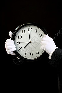 工作时间概念男性套装小时工作老板会议时间工人商务办公室图片