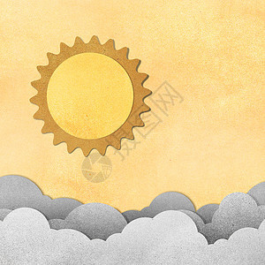 Grunge 纸质纹理太阳和云软垫标签材料季节孩子月亮笔记记事本邮政蓝色图片