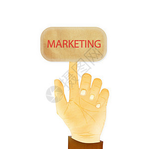 纸质 手势指向市场营销图片