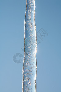 冰冷的冰火花冻结雪花辉煌冰柱蓝色宏观水晶液体玻璃图片