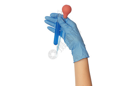 解解毒剂吸管手指生物微生物学管道手套职业疾病小瓶玻璃图片