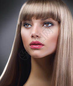 时装布龙女孩 美容和发型健康沙龙调子金发护理眼睛女性理发女士皮肤奢华图片