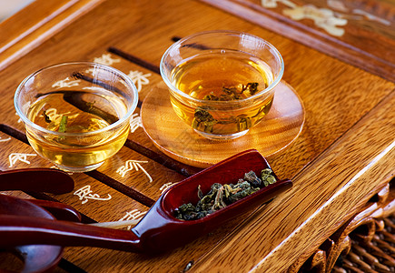 茶 传统中国茶礼咖啡店杯子奢华桌子木头家具饮料茶壶装饰文化图片