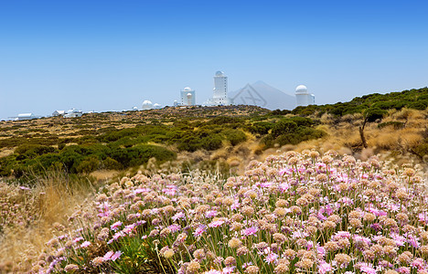 特内里费Teide Izaña的天文学观测台图片