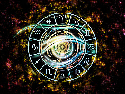 Zodiac之眼眼睛作品生日时间八字星星圆圈预测黑色图片