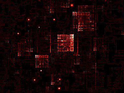 复杂的工业质料虚拟现实网格黑色作品技术红色开发背景图片