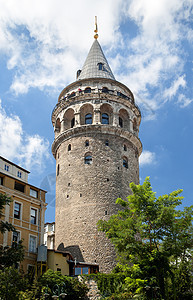 加拉塔塔塔 位于伊斯坦布尔火鸡风景建筑游客地标加拉塔图片