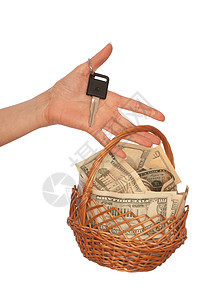 有篮子资金销售成功储蓄礼物购物支付垃圾桶财富机构商务图片