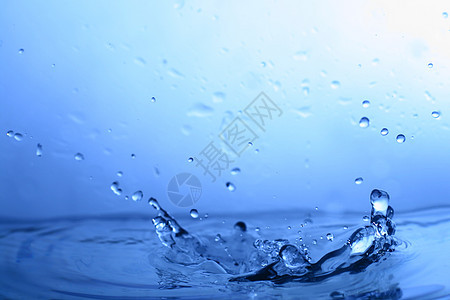 水喷水波纹口渴圆圈气泡宏观液体水滴海浪白色温泉图片
