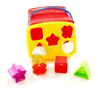 塑料形状红色玩具绿色星星白色紫色橙子三角形图片