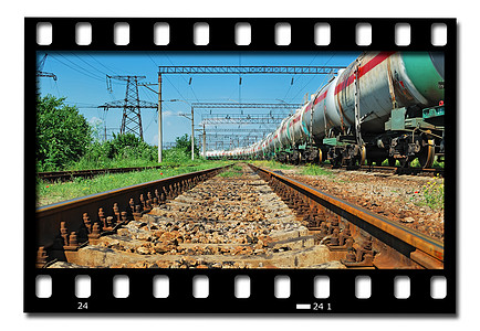 火车运输罐车岩石交通电线杆商业力量铁路车辆货运铁轨团体图片