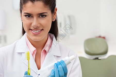 健康牙齿职业外科福利助手服务微笑女孩诊所牙膏女士图片