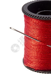 红线索针线活维修织物钩针生产裁缝工艺刺绣筒管衣服图片