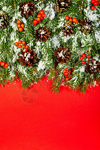 圣诞节背景  除夜  框架框架雪花浆果礼物墙纸明信片植物分支机构庆典木板海报图片