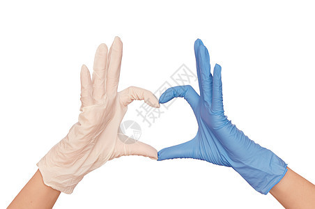 医生卫生手臂手指白色推杆外科女士乳胶蓝色医疗图片