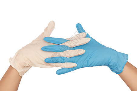医生推杆预防手臂手套敷料清洁度外科蓝色女士白色图片