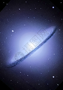 遥远的银河系渲染星座行星微光星星辉光星云轨道气体光环图片