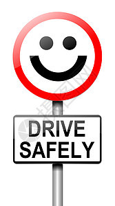 安全驾驶概念车辆支付预防交通注意力汽车事故旅行路标插图图片