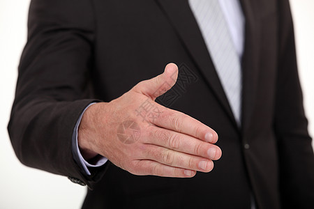 伸出手握手的商务人士男人插图朋友们友谊办公室谈判就业金融商务团队图片