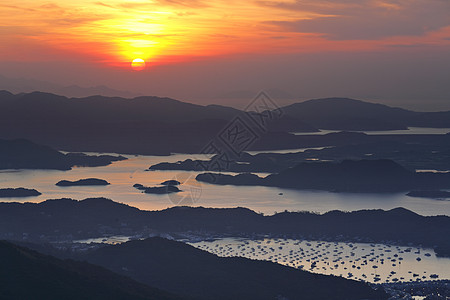 清晨 香港西京日落爬坡车站海洋海岸农场农村橙子天空力量图片