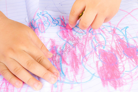 儿童绘画手指棕榈手腕拇指团体身体白色团队婴儿手势图片