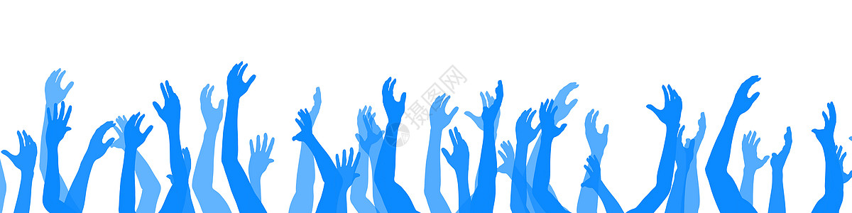 举起手来艺术身体选举手指喜悦手臂夹子乐趣人群天空高清图片
