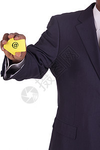 手持公证人的商务人士卡片工作男人服务营销商务人士领带成功贸易图片