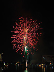 烟花庆典念日节日喜悦城市假期闪光派对艺术天空图片