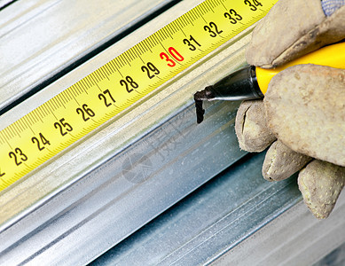 钢筋测量硬件螺柱仪表宏观统治者高度房子磁带尺寸工具图片