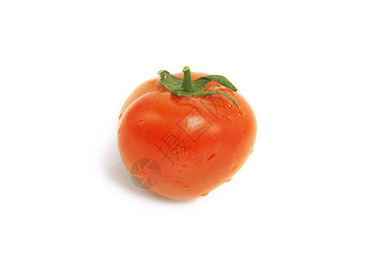 单独孤立的西红柿图片