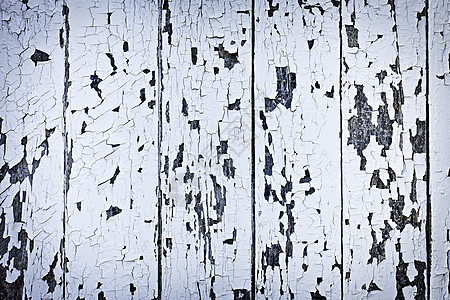 旧油漆木材背景裂缝宏观粮食剥皮木头白色质感控制板木板风化图片