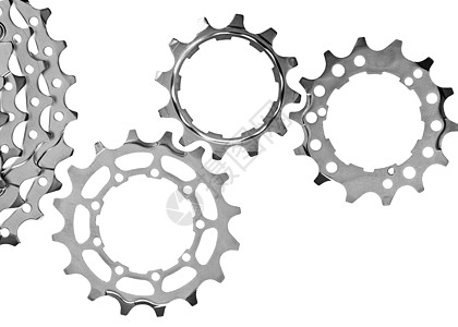 齿状传输金属圆圈宏观驾驶车轮装置空闲传动链轮山地车图片