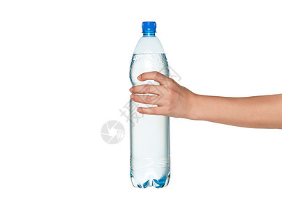 手与瓶装水液体矿物药品卫生身体茶点女士饮料女性塑料图片