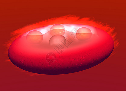 通过血液流携带氧粒子的红血细胞 输入血液流图片