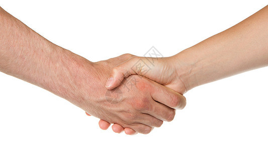 男人和女人握手商务女士友谊协议生意人团队男人动机工作室男性图片