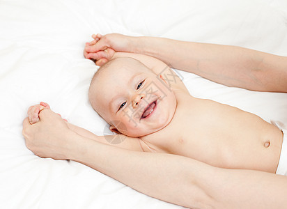 婴儿按摩卫生医生皮肤享受生活药品身体快乐投标喜悦图片