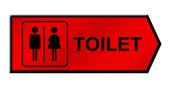 白色上的厕所标志身体女性夫妻小便洗手间木板浴室性别标签女孩图片