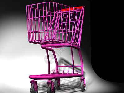 购物车贸易销售花费折扣驾驶购物篮子商业车轮插图图片