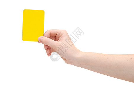 女人的手握着空白卡 孤立在白色上数据优美女士广告手臂节目关爱手势指甲办公室图片