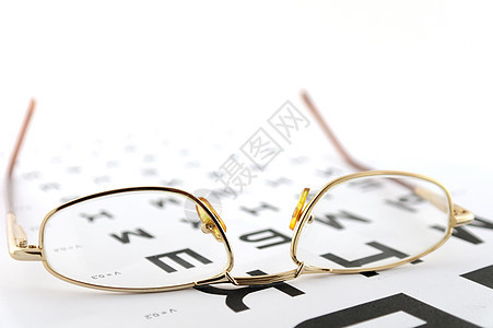 眼部血压大小的眼镜诊断镜片概念桌子角膜失真验光字母配镜师医生图片