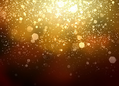金色抽象光底背景活力辉光光束假期插图焰火圆圈星星橙子庆典图片